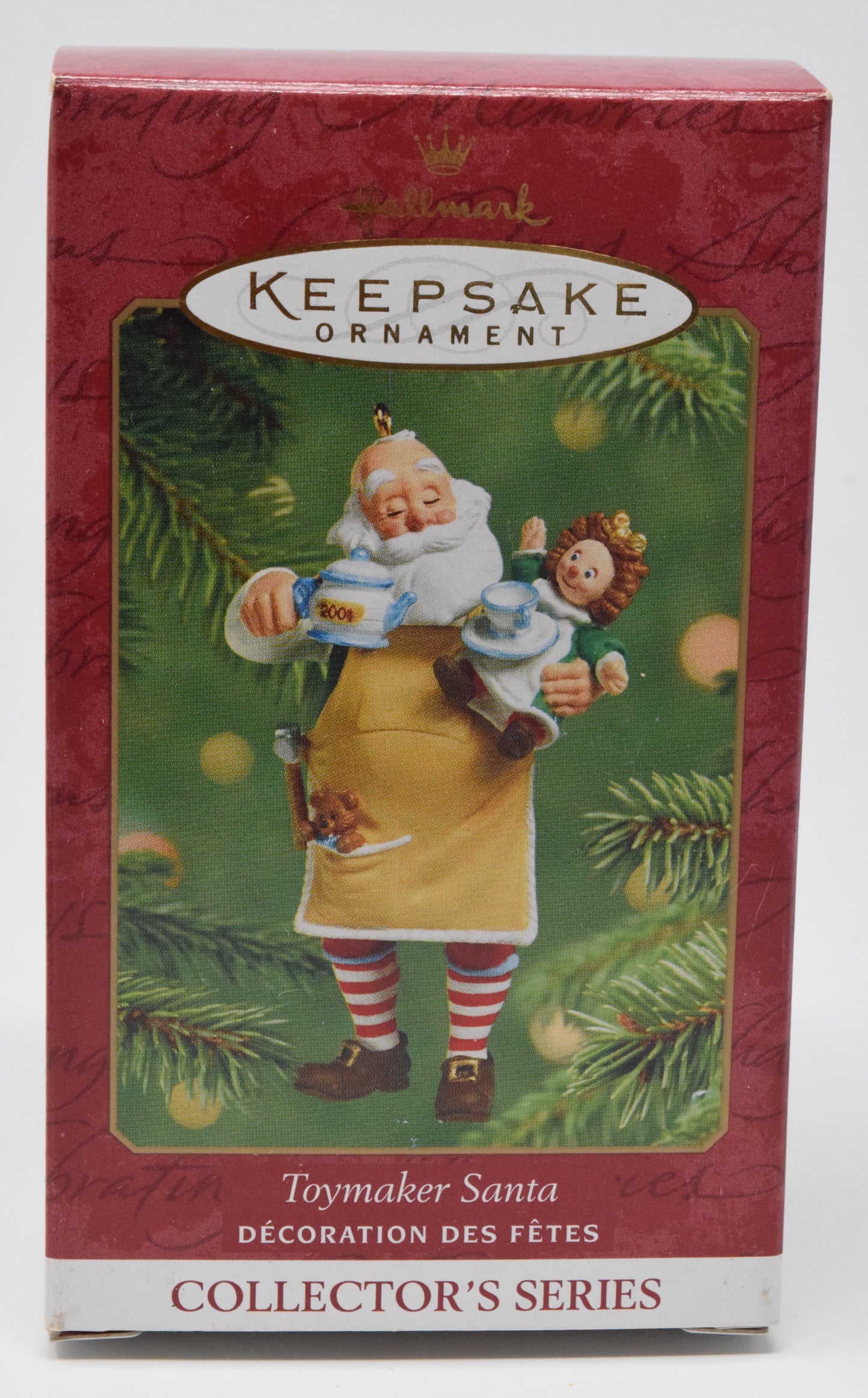 Hallmark Keepsake Toymaker Santa Christmas Ornament 2001  NIB