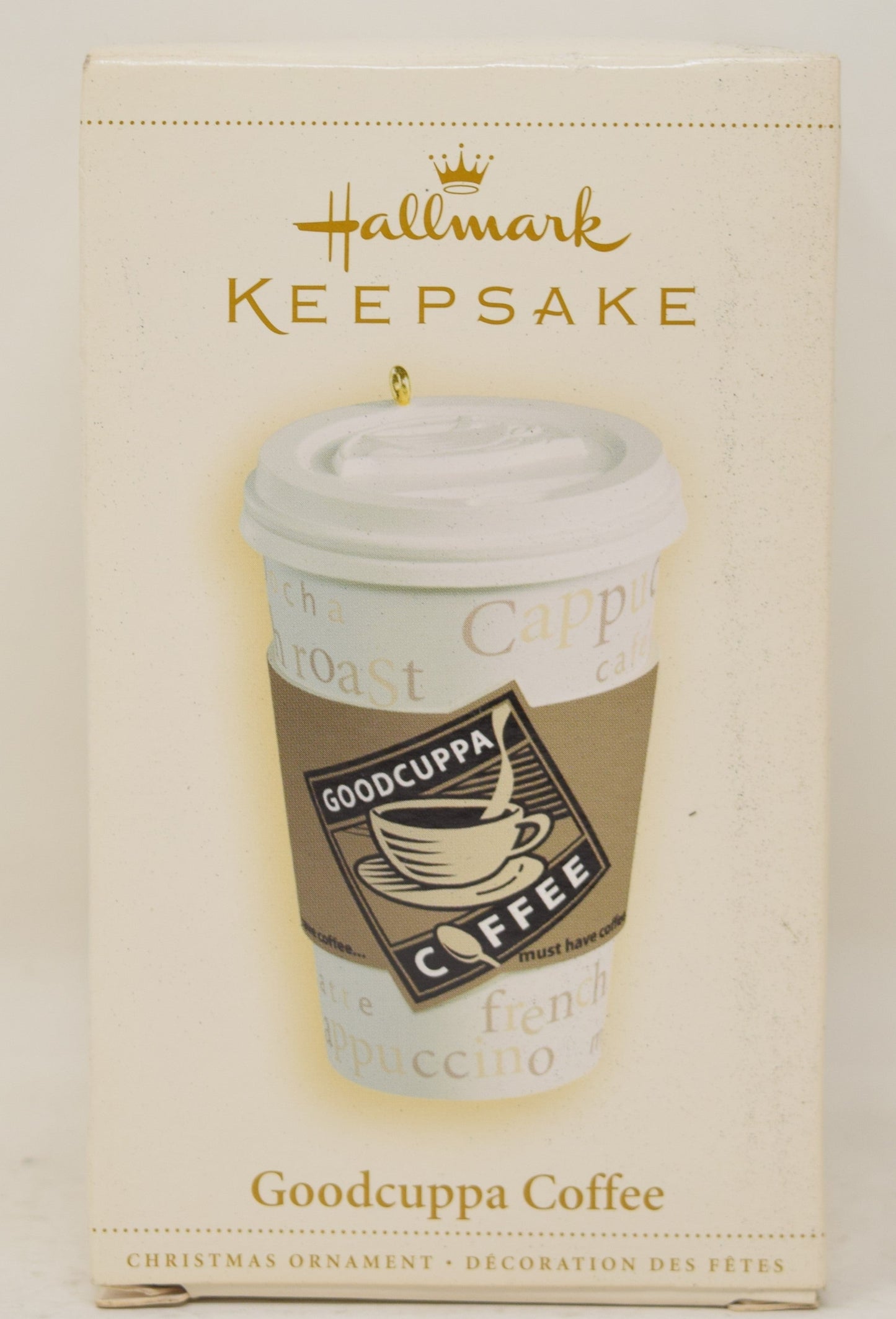 Hallmark Keepsake Ornament Goodcuppa Coffee Cup Christmas Tree 2008 NIB