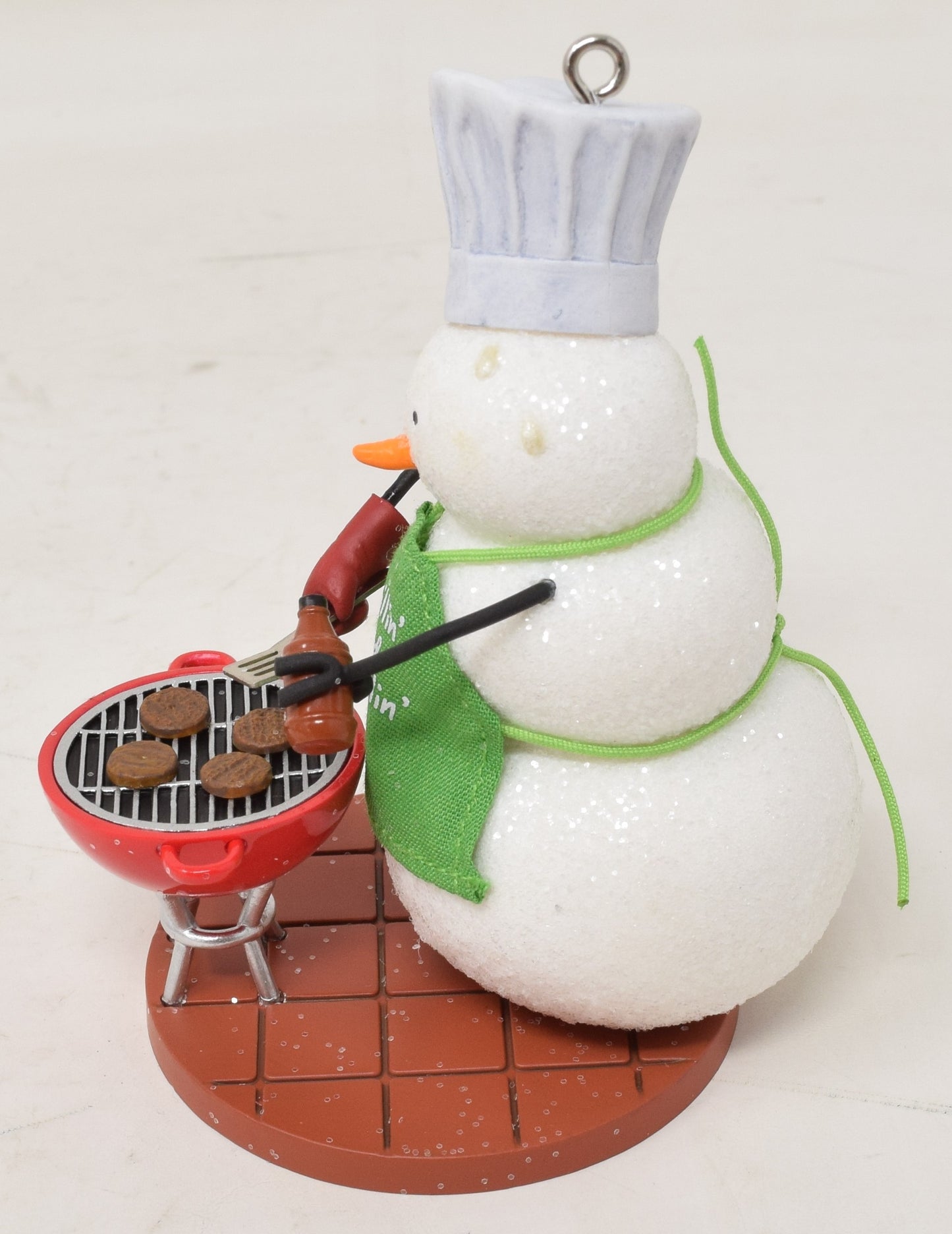 Hallmark Keepsake Ornament Grillin And Chillin Snowman Christmas Tree 2008 NIB