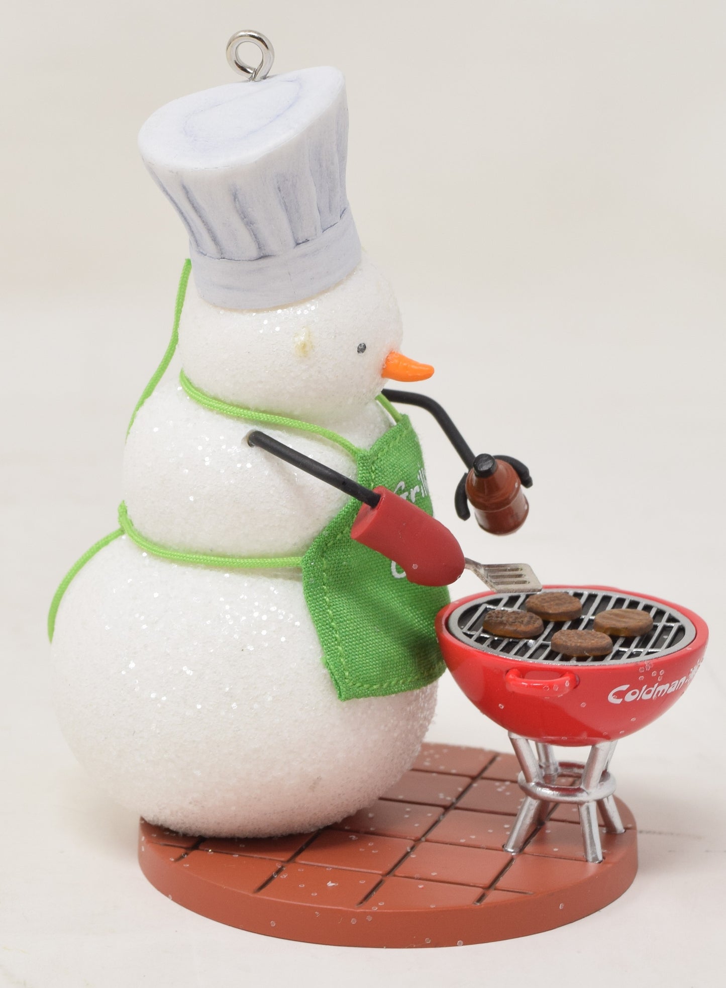 Hallmark Keepsake Ornament Grillin And Chillin Snowman Christmas Tree 2008 NIB