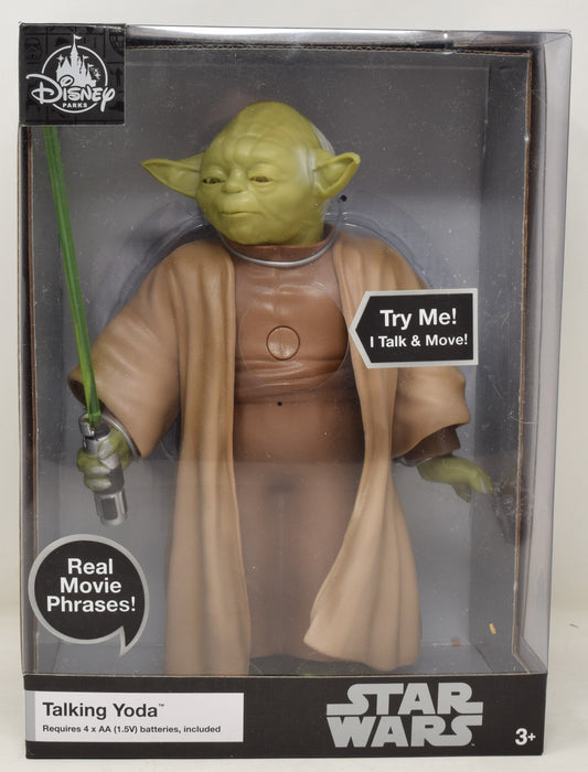 Star Wars Talking Yoda Jedi Action Figure Disney Parks New