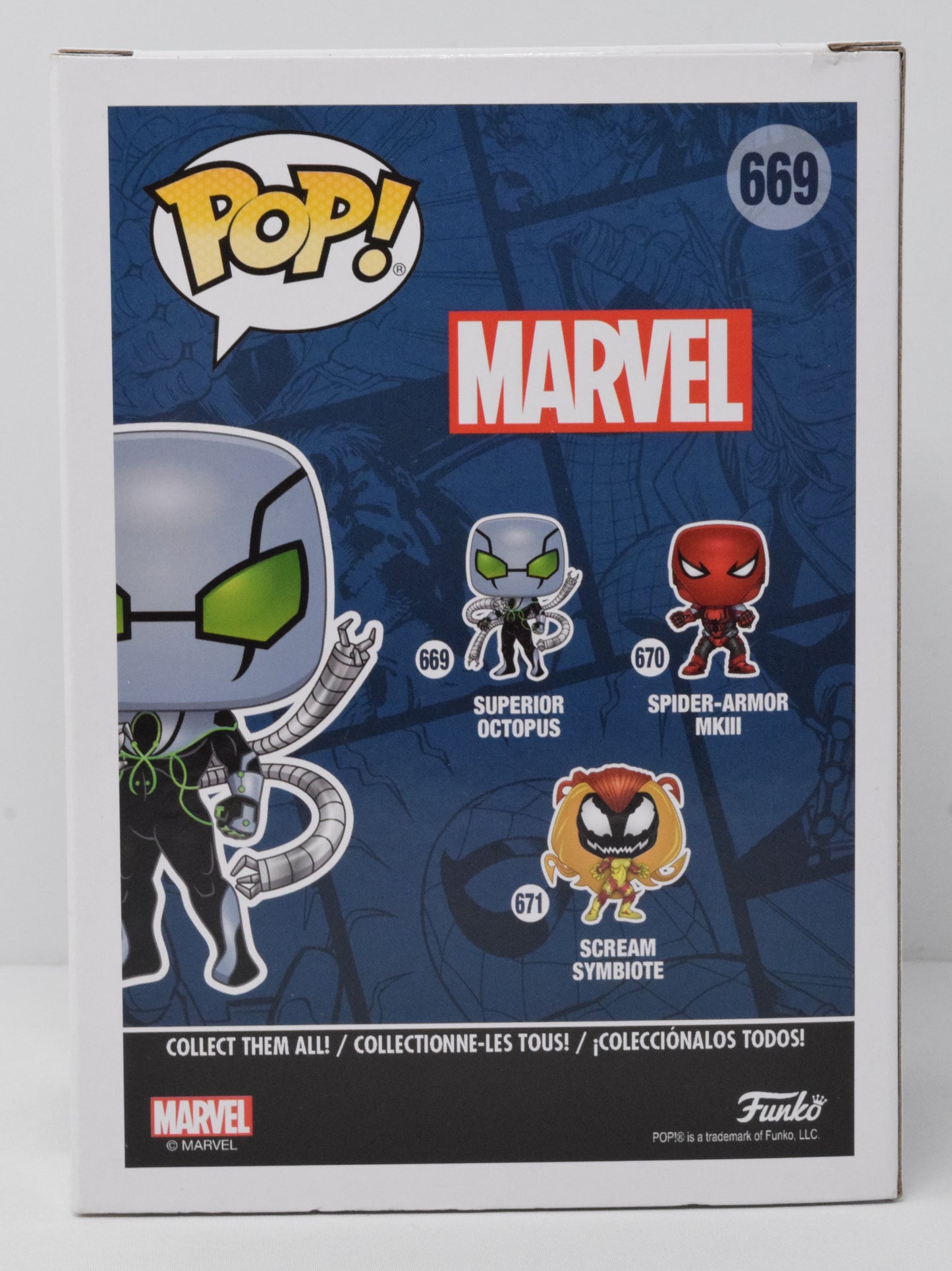 Superior Octopus Spider-Man Marvel Funko Pop 669 Figure Walgreens New