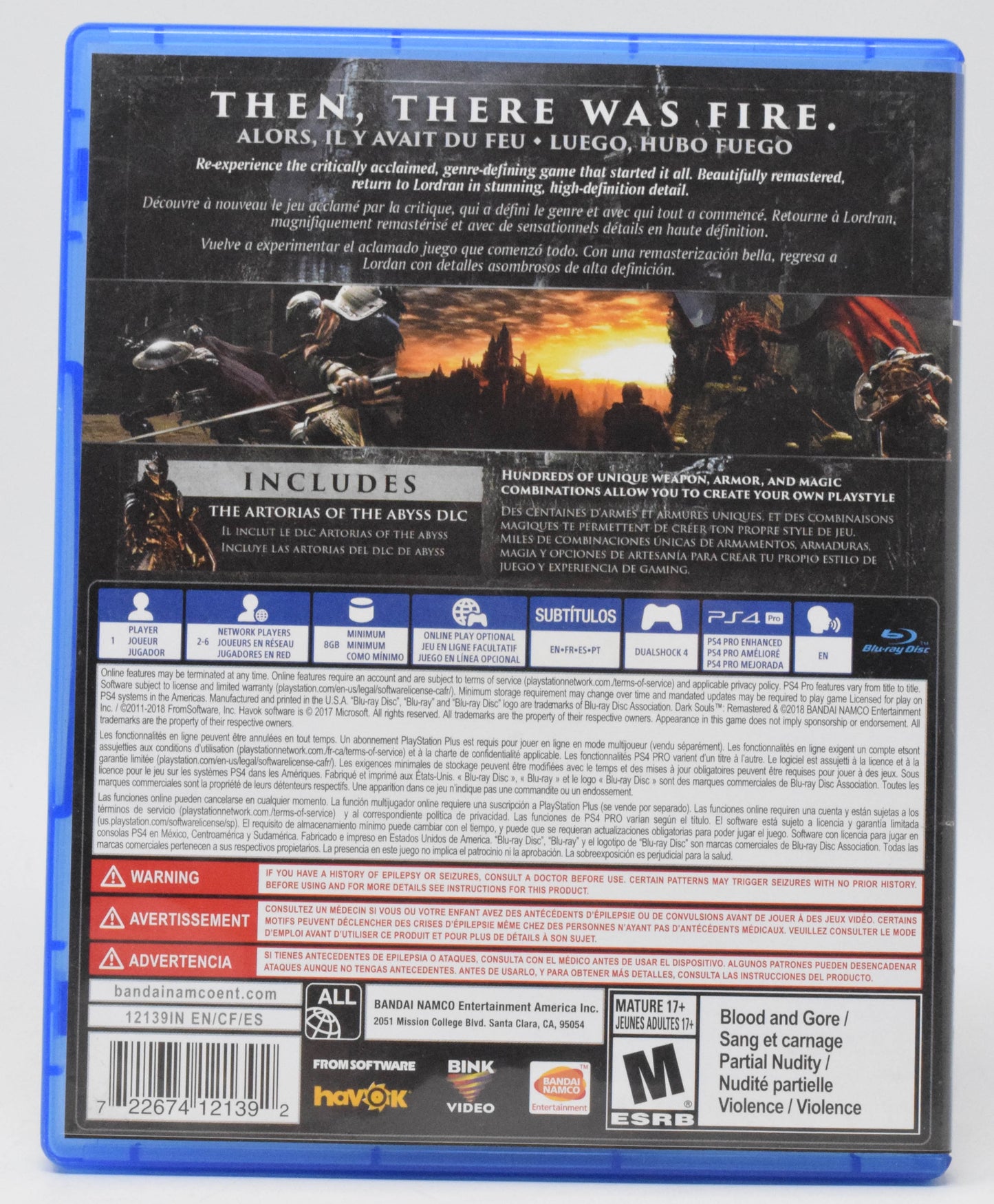 Dark Souls Remastered PS4 Playstation 4 Game - Golden Apple Comics