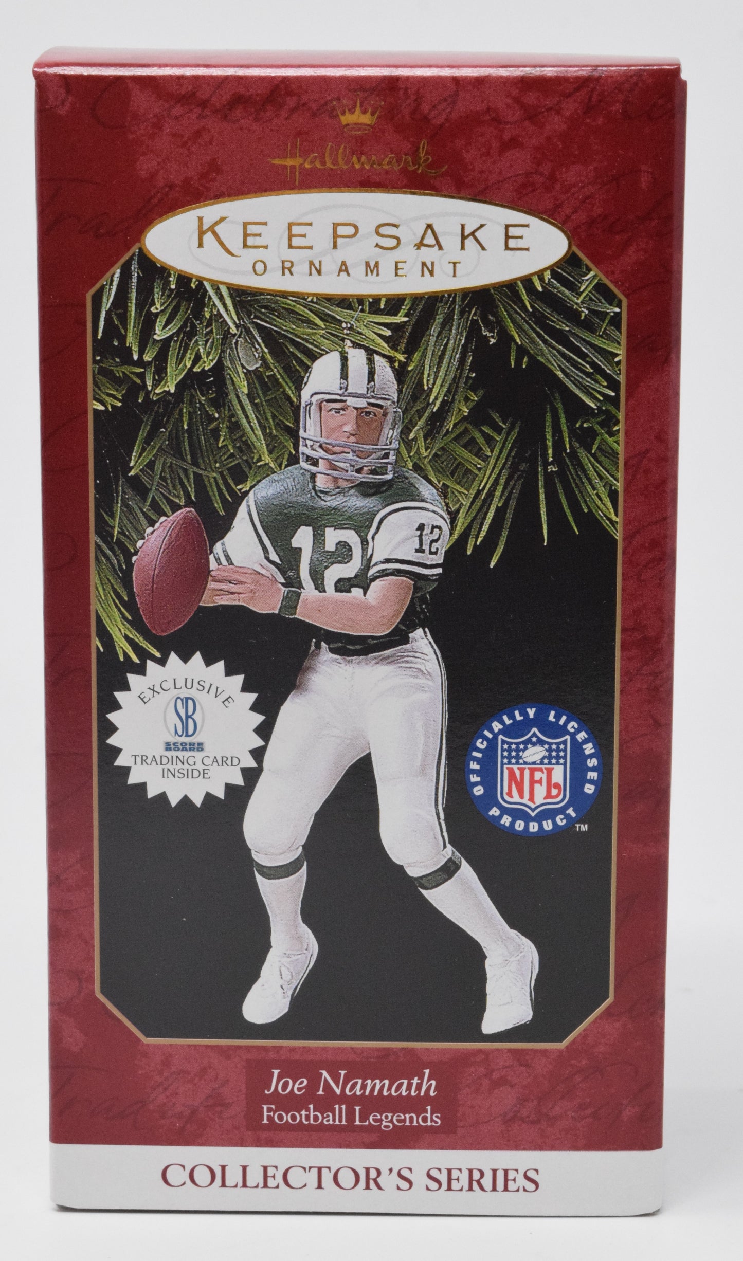 Hallmark Keepsake Joe Namath Football Christmas Ornament 1997 NIB