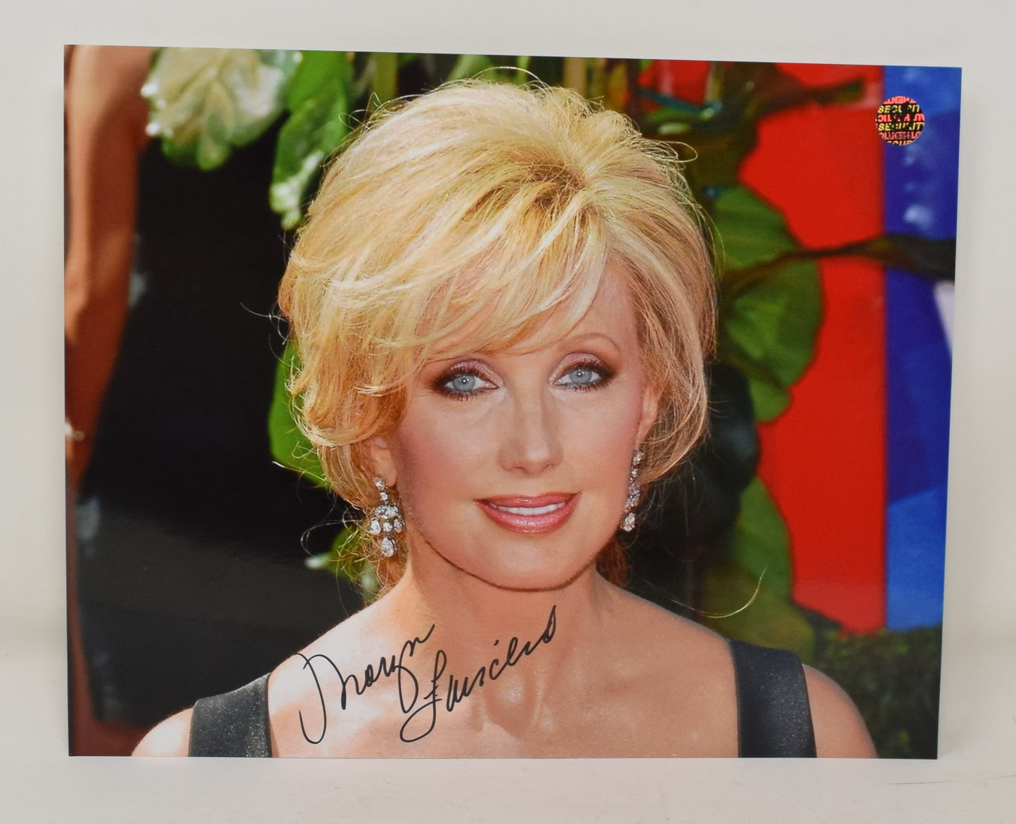 Morgan Fairchild Head Shot Signed Autograph 8 x 10 Photo COA