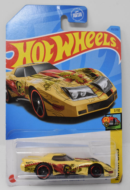 Hot Wheels 76 GreenWood Corvette HW Art Cars 7/10 65 DieCast Car New - Golden Apple Comics