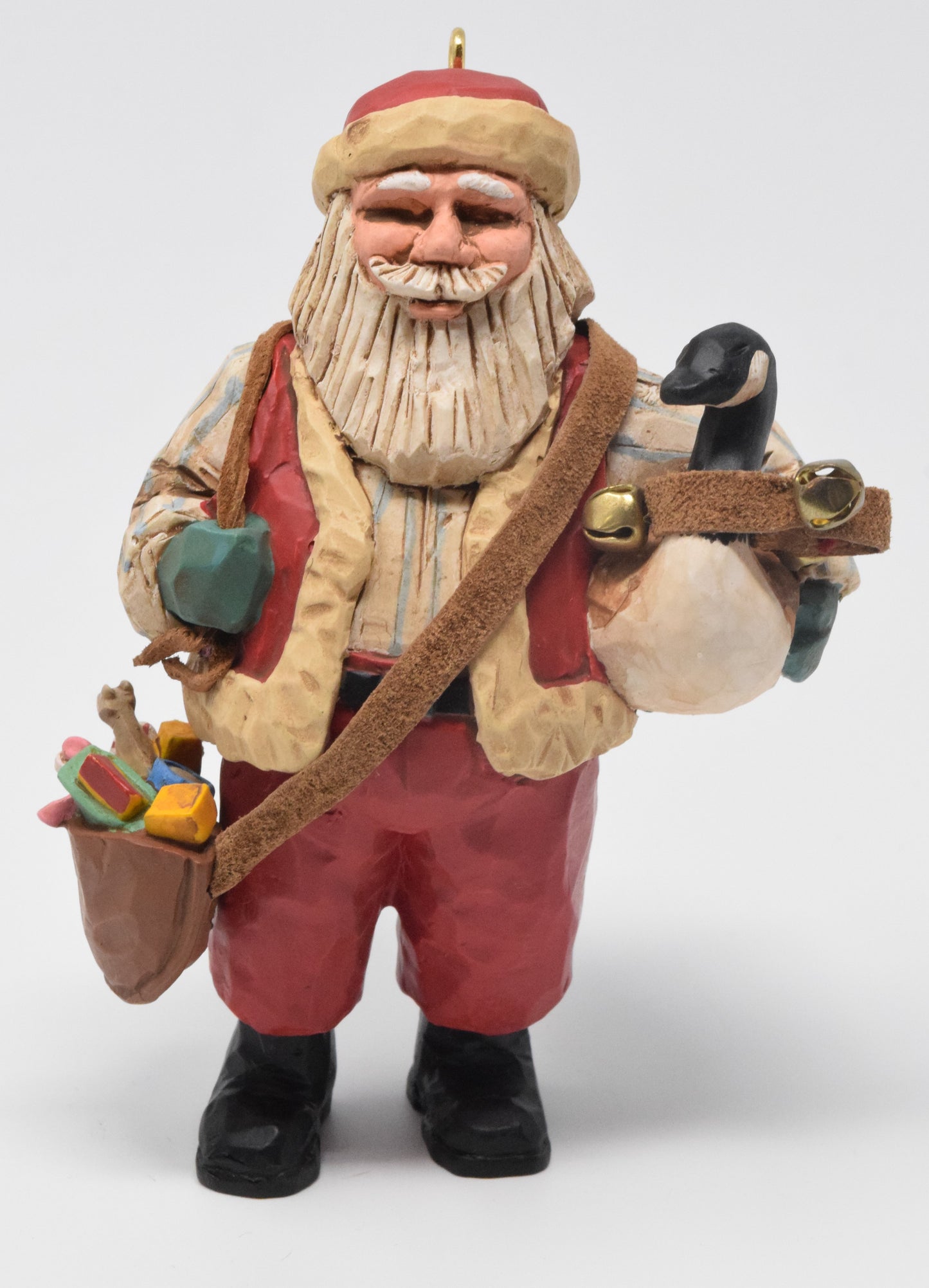 Hallmark Keepsake Santa's Merry Path Christmas Ornament 1997