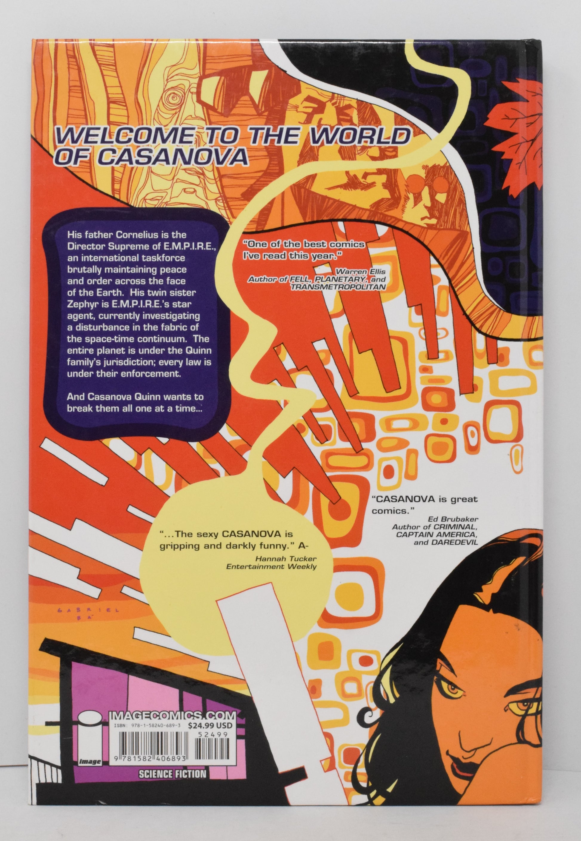 Casanova Luxuria Vol 1 HC Image 2007 NM- 9.2 Matt Fraction Gabriel Ba - Golden Apple Comics