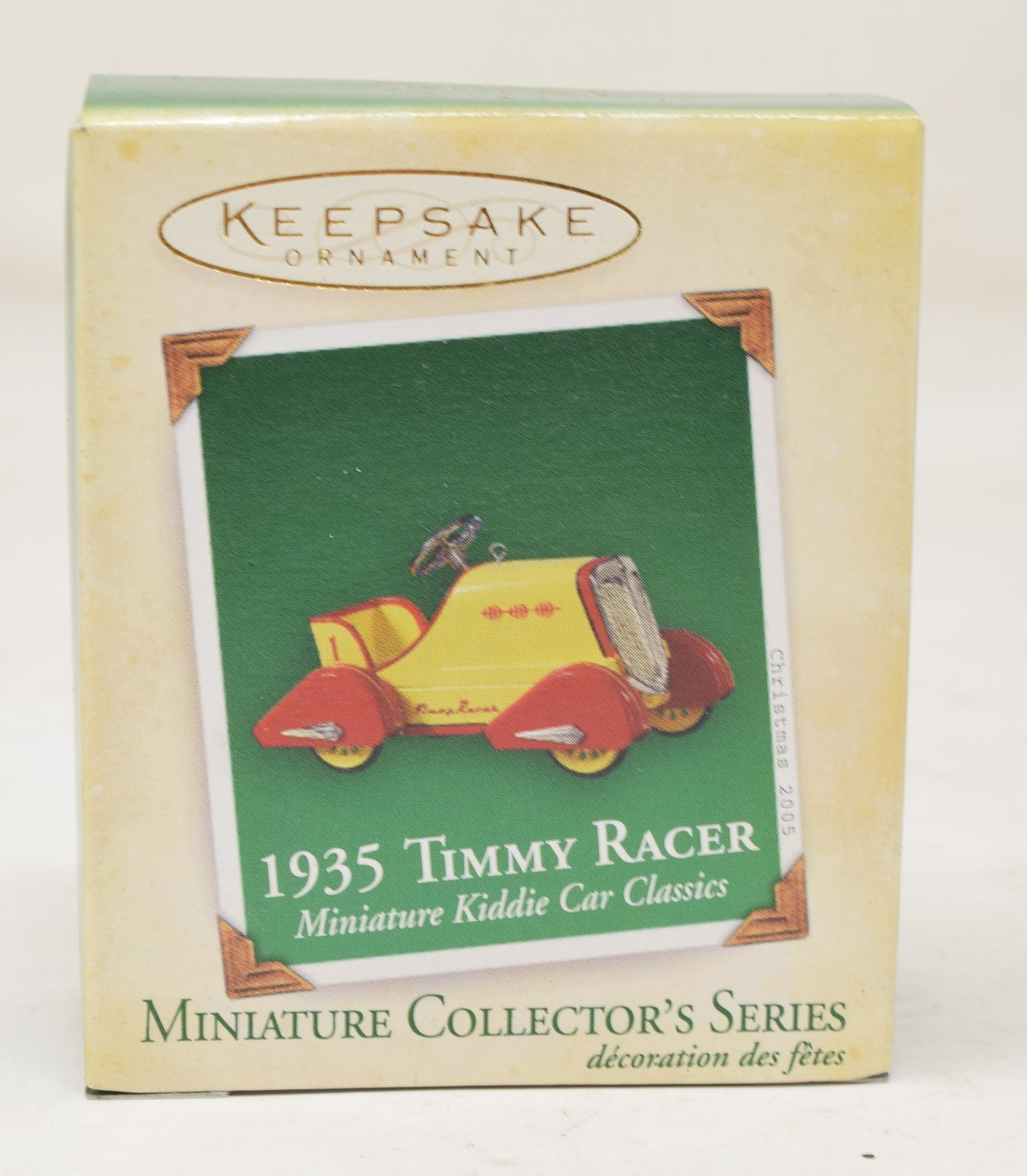 Hallmark Keepsake Ornament 1935 Timmy Racer Car Christmas Tree 2005 NIB