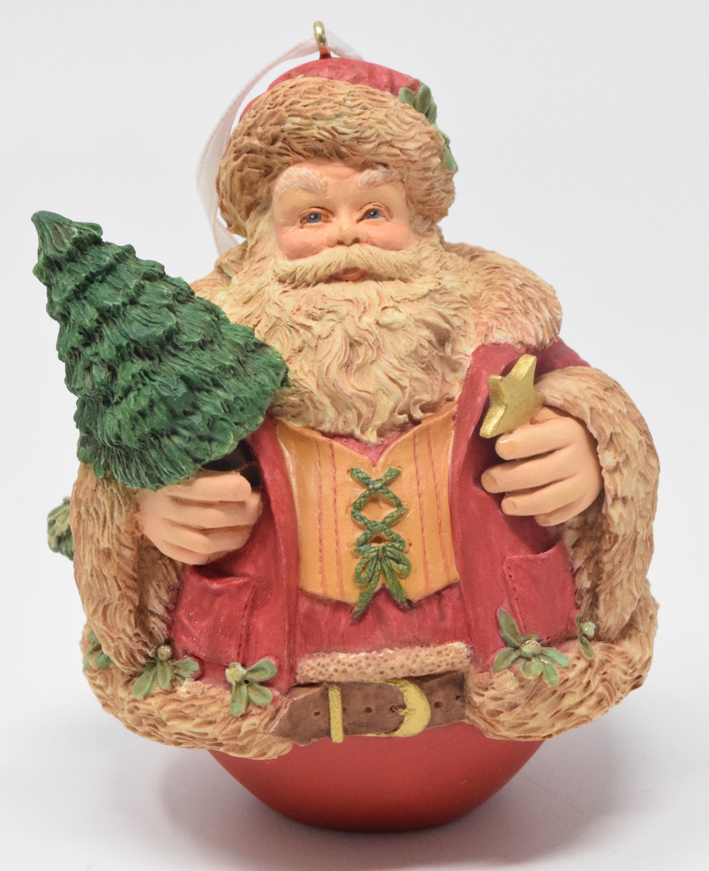 Hallmark Keepsake Evergreen Santa Christmas Ornament 1996 NIB