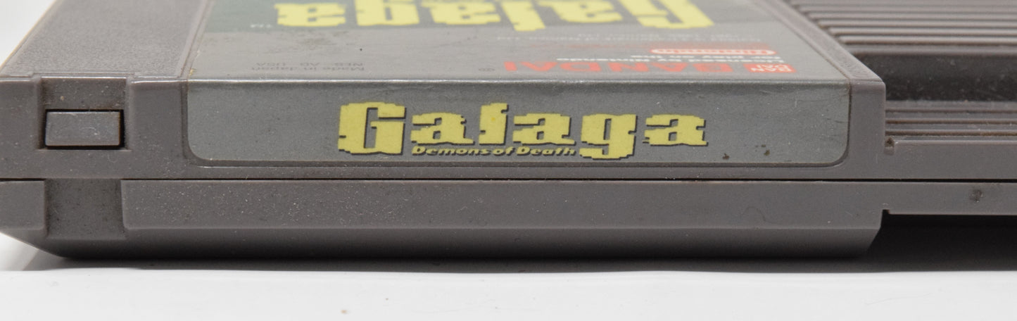 Nintendo NES Galaga Demons Of Death Bandai Video Game Cartridge