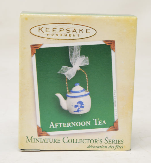 Hallmark Keepsake Ornament Afternoon Tea Pot Christmas Tree 2005 NIB