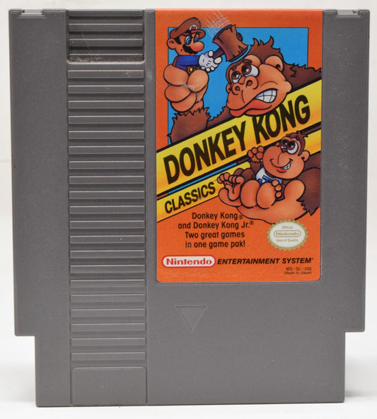 Nintendo NES Donkey Kong Classics Video Game Cartridge Mario DK JR