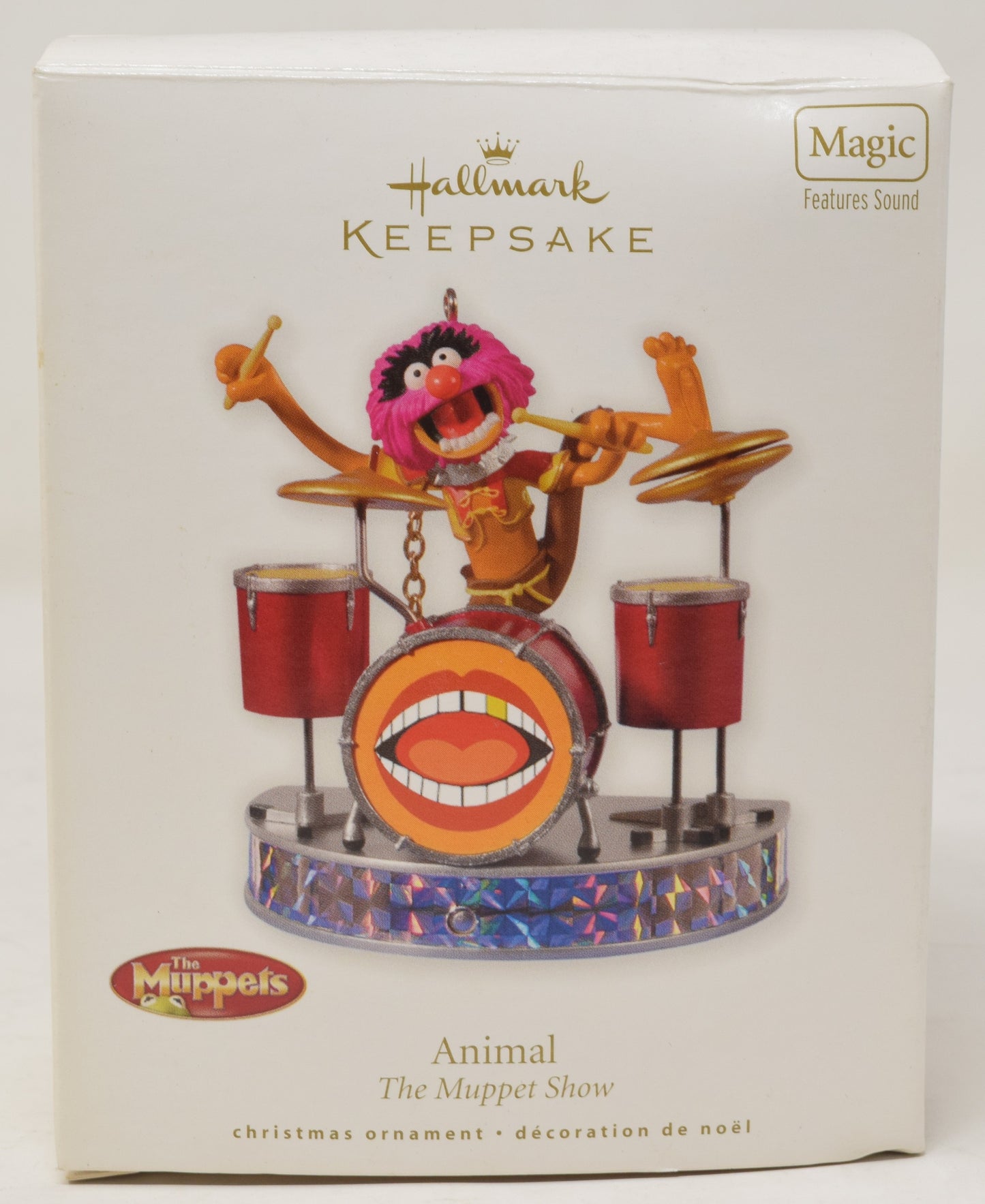 Hallmark Keepsake Ornament Muppet Show Animal Drum Kit Christmas Tree 2010 NIB