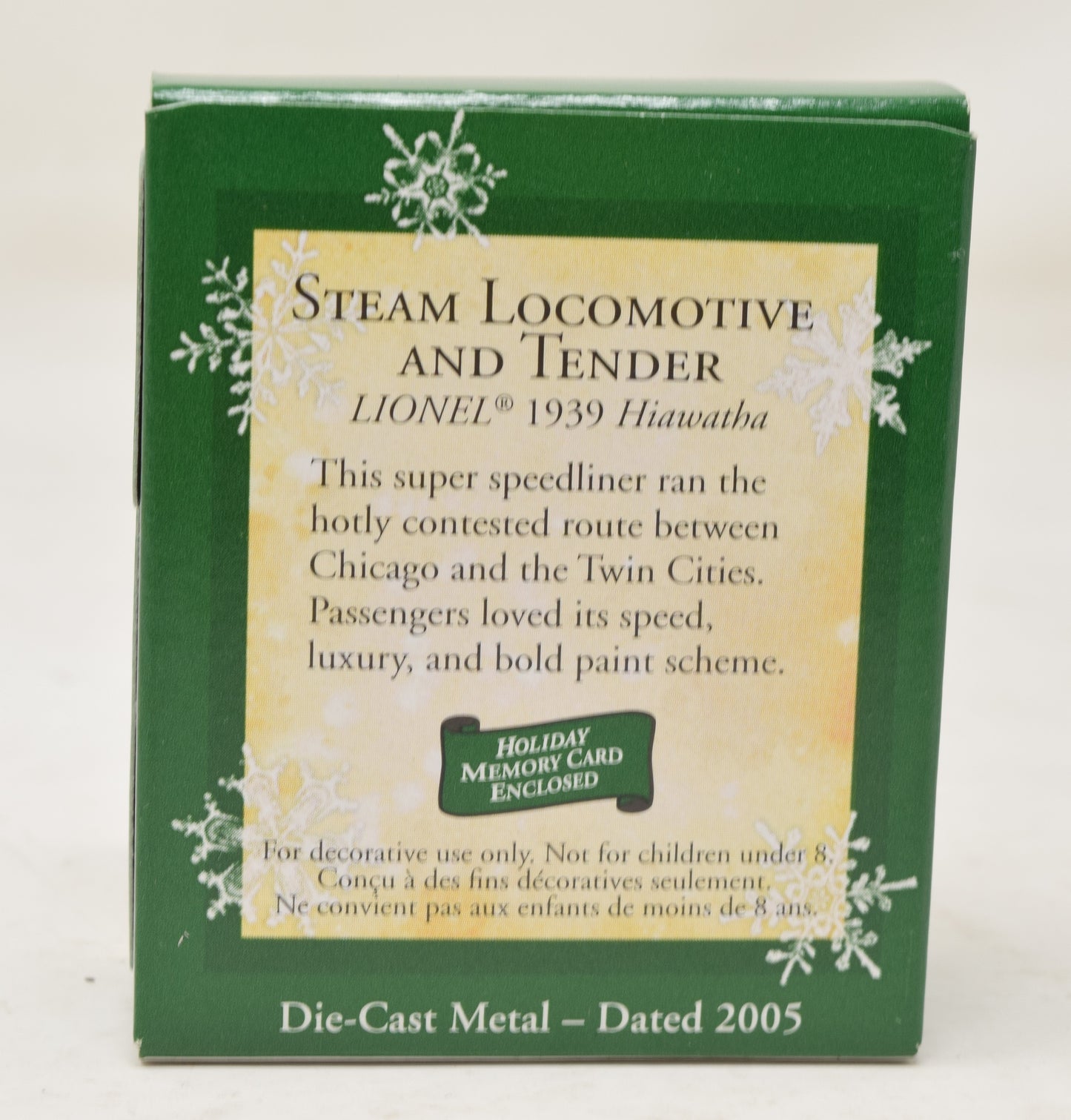 Hallmark Keepsake Ornament Lionel Steam Locomotive Tender Train Christmas Tree 2005 NIB