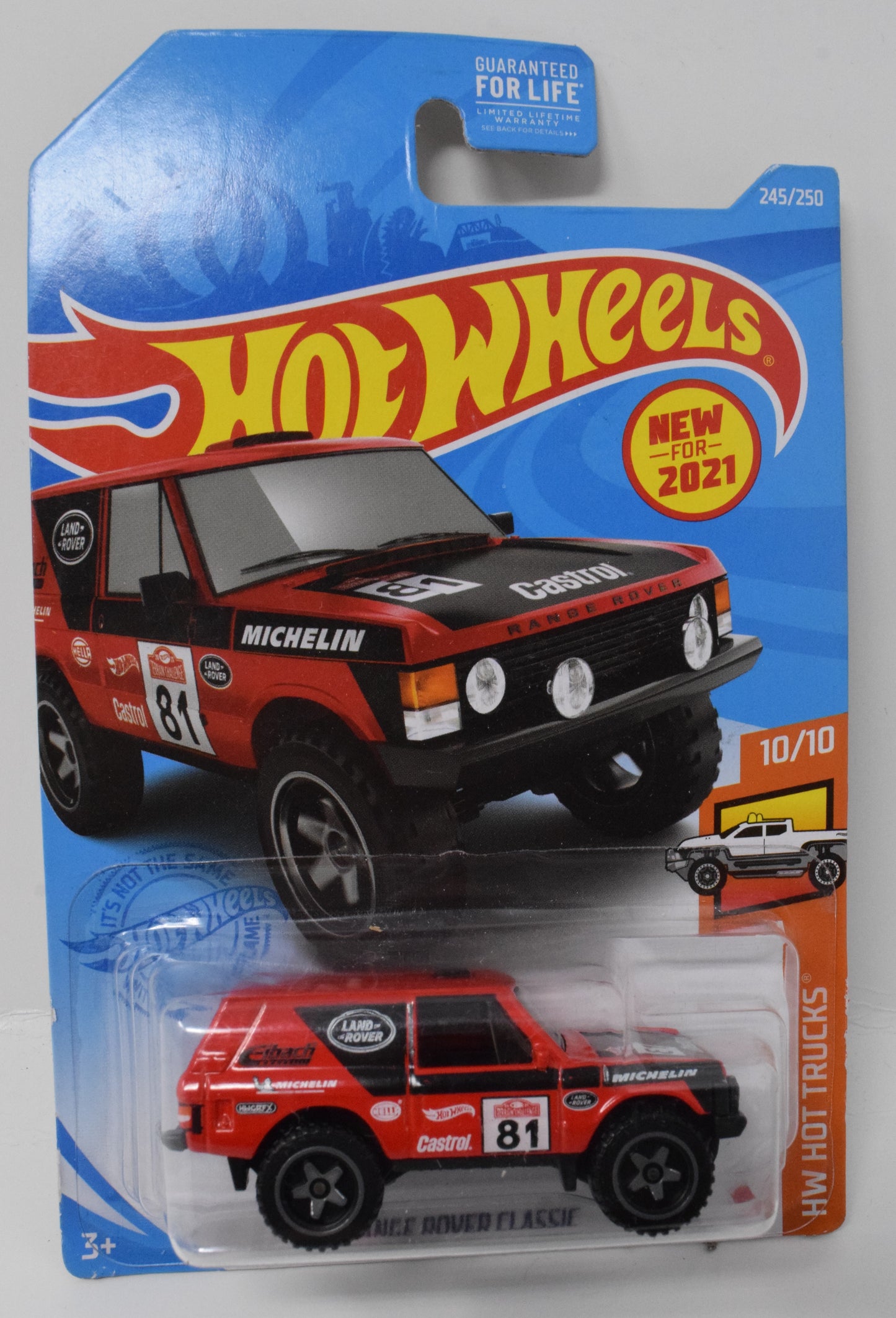 Hot Wheels Range Rover Classic HW Hot Trucks Red 10/10 245 DieCast Car New - Golden Apple Comics