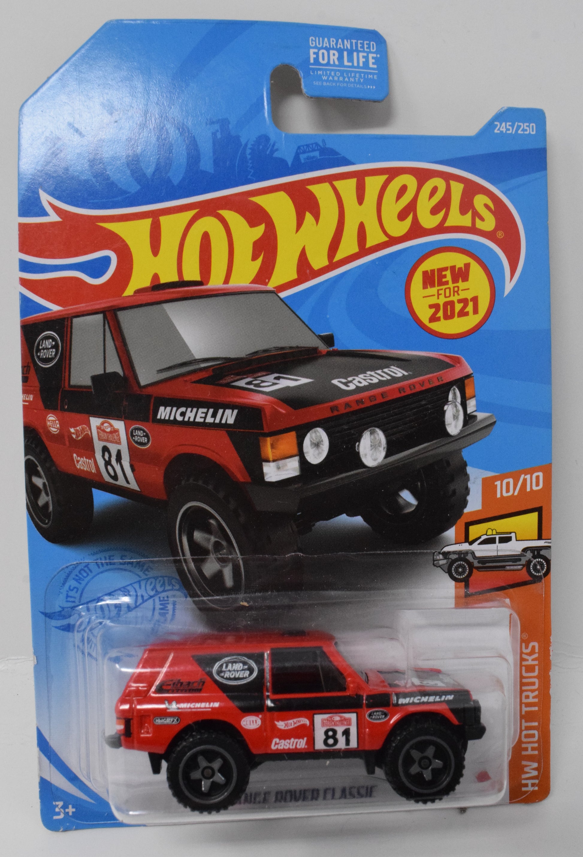 Hot Wheels Range Rover Classic HW Hot Trucks Red 10/10 245 DieCast Car New - Golden Apple Comics