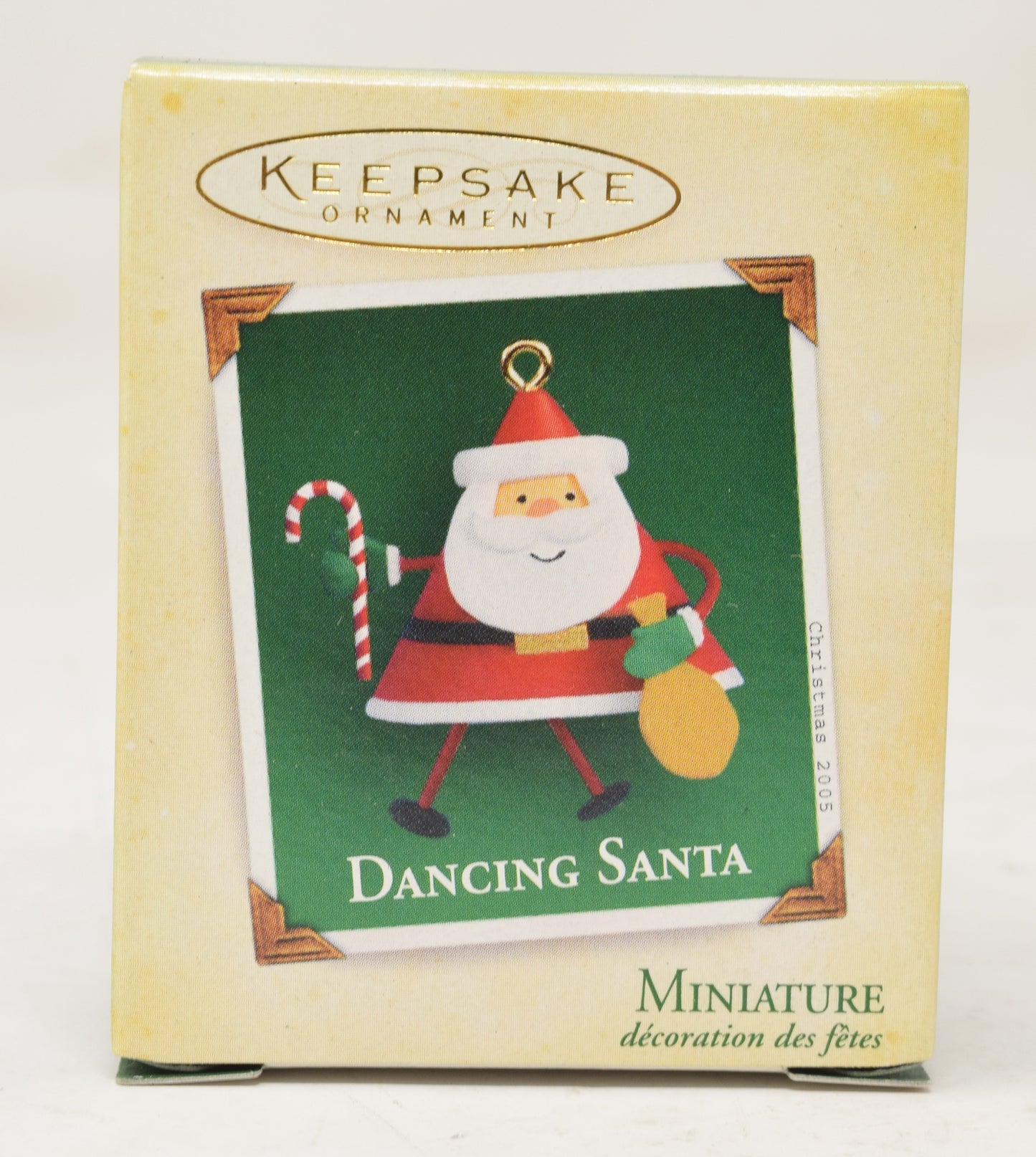 Hallmark Keepsake Ornament Dancing Santa Claus Christmas Tree 2005 NIB