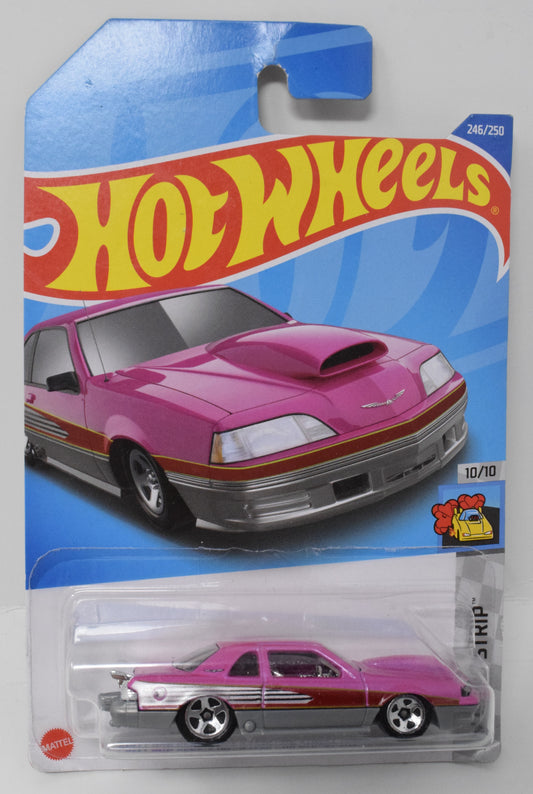 Hot Wheels Pro Street ThunderBird HW Drag Strip Pink 10/10 246 DieCast Car New