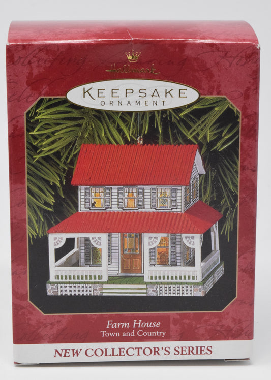 Hallmark Keepsake Farm House Christmas Ornament 1999 NIB