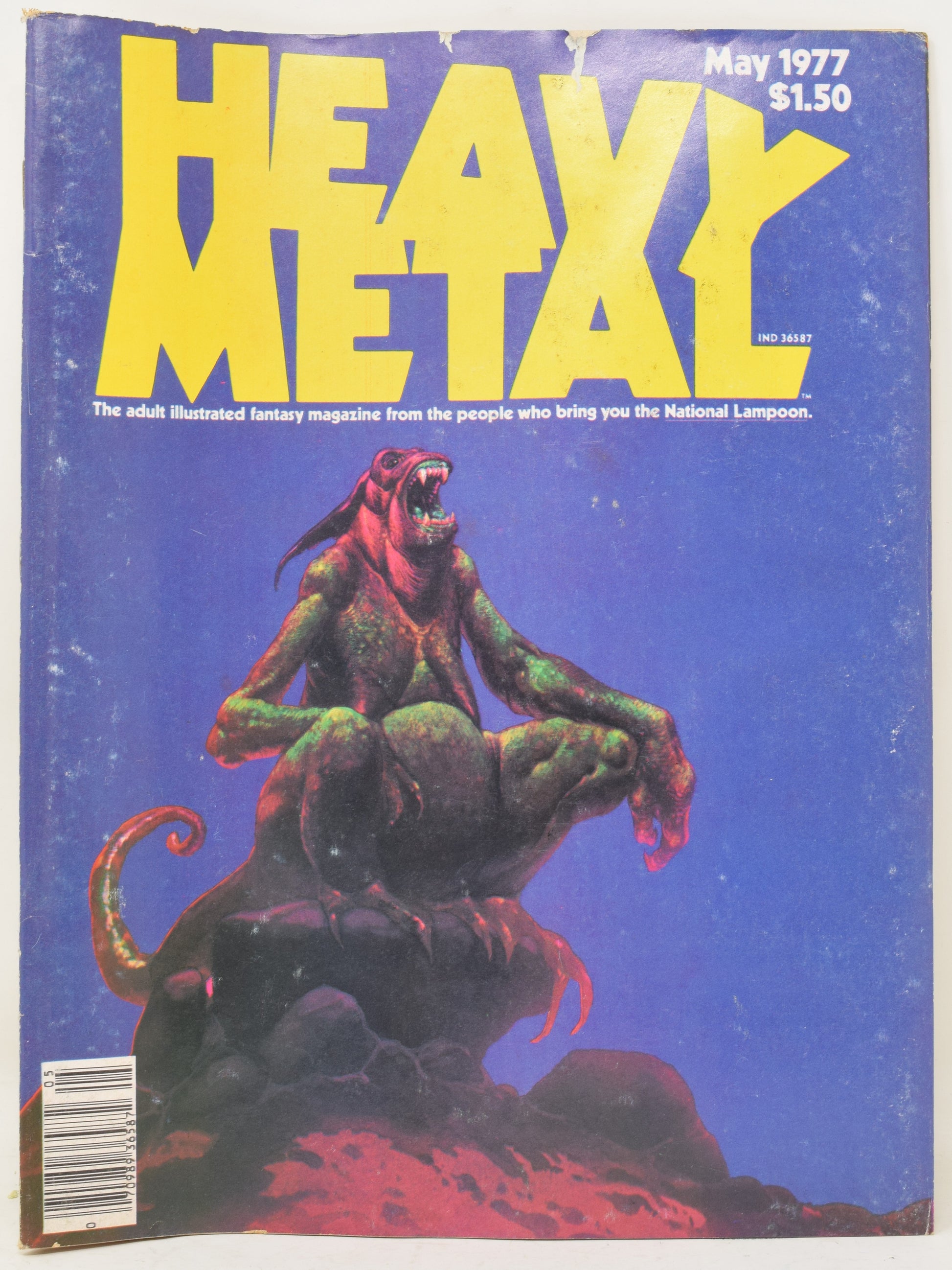 Heavy Metal Magazine 2 May 1977 VG FN Rich Corben Moebius Vaughn Bode ...