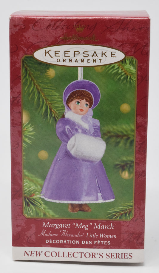 Hallmark Keepsake Margaret "Meg" March Christmas Ornament 2001 NIB