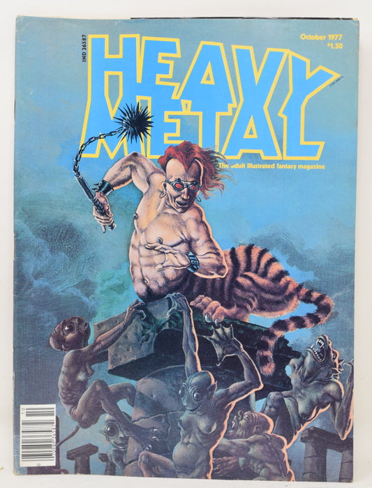 Heavy Metal Magazine 7 October 1977 FN Rich Corben Moebius Bernie Wrightson