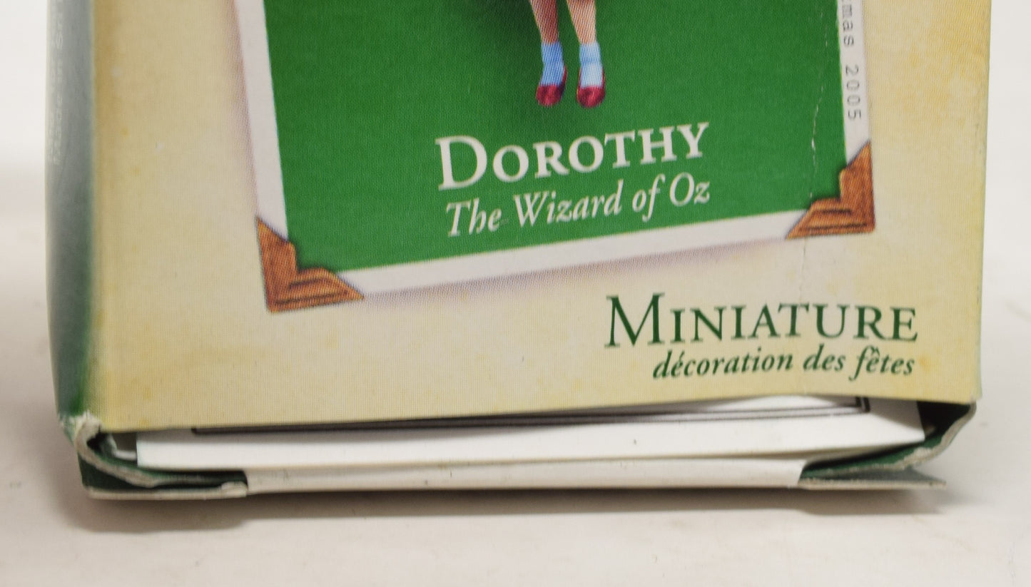 Hallmark Keepsake Ornament Wizard Of Oz Dorothy Christmas Tree 2005 NIB