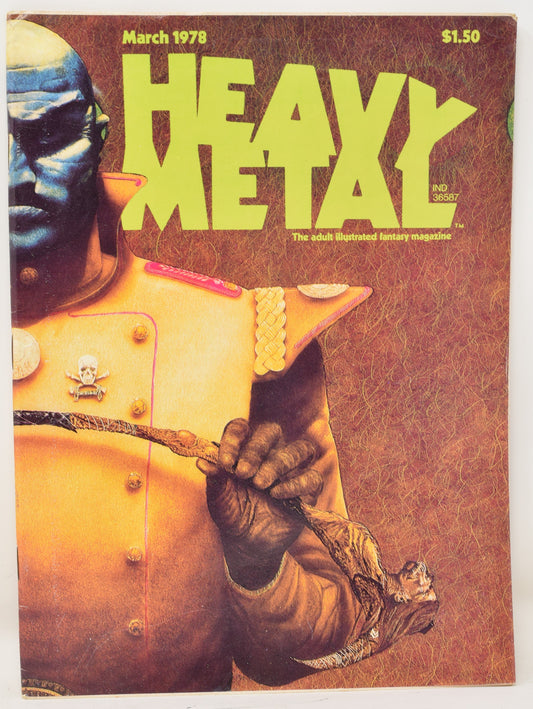 Heavy Metal Magazine 12 March 1978 FN Moebius Rich Corben Charles Vess