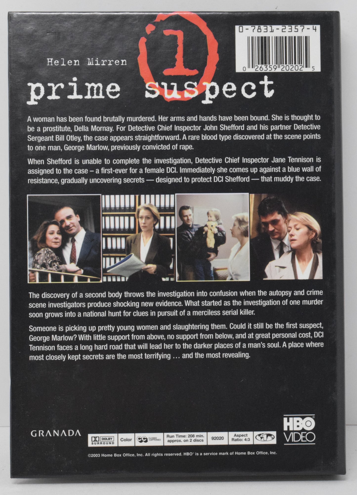 Prime Suspecct 1 DVD Helen Mirren