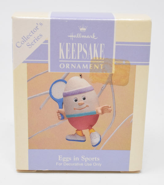 Hallmark Keepsake Egg in Sports Christmas Ornament 1992 NIB