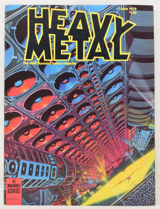 Heavy Metal Magazine Vol 3 2 June 1979 FN VF Moebius Walter Simonson Alien Movie