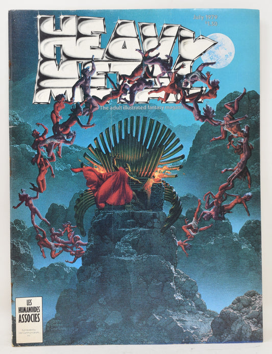 Heavy Metal Magazine Vol 3 3 July 1979 FN Moebius Richard Corben Neal Adams