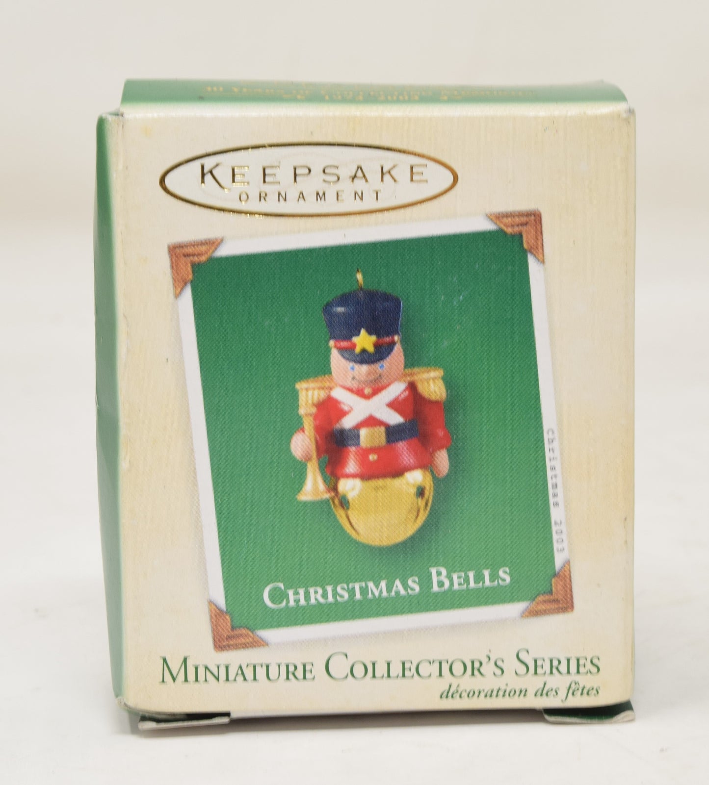 Hallmark Keepsake Ornament Toy Soldier Christmas Bells Tree 2003 NIB