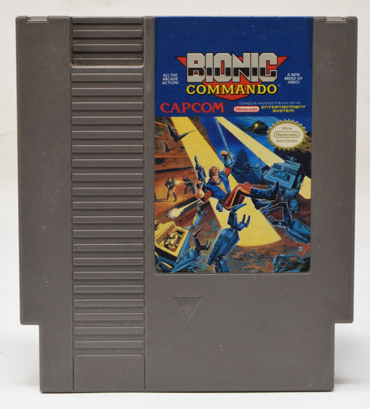 Nintendo NES Bionic Commando Capcom Video Game Cartridge