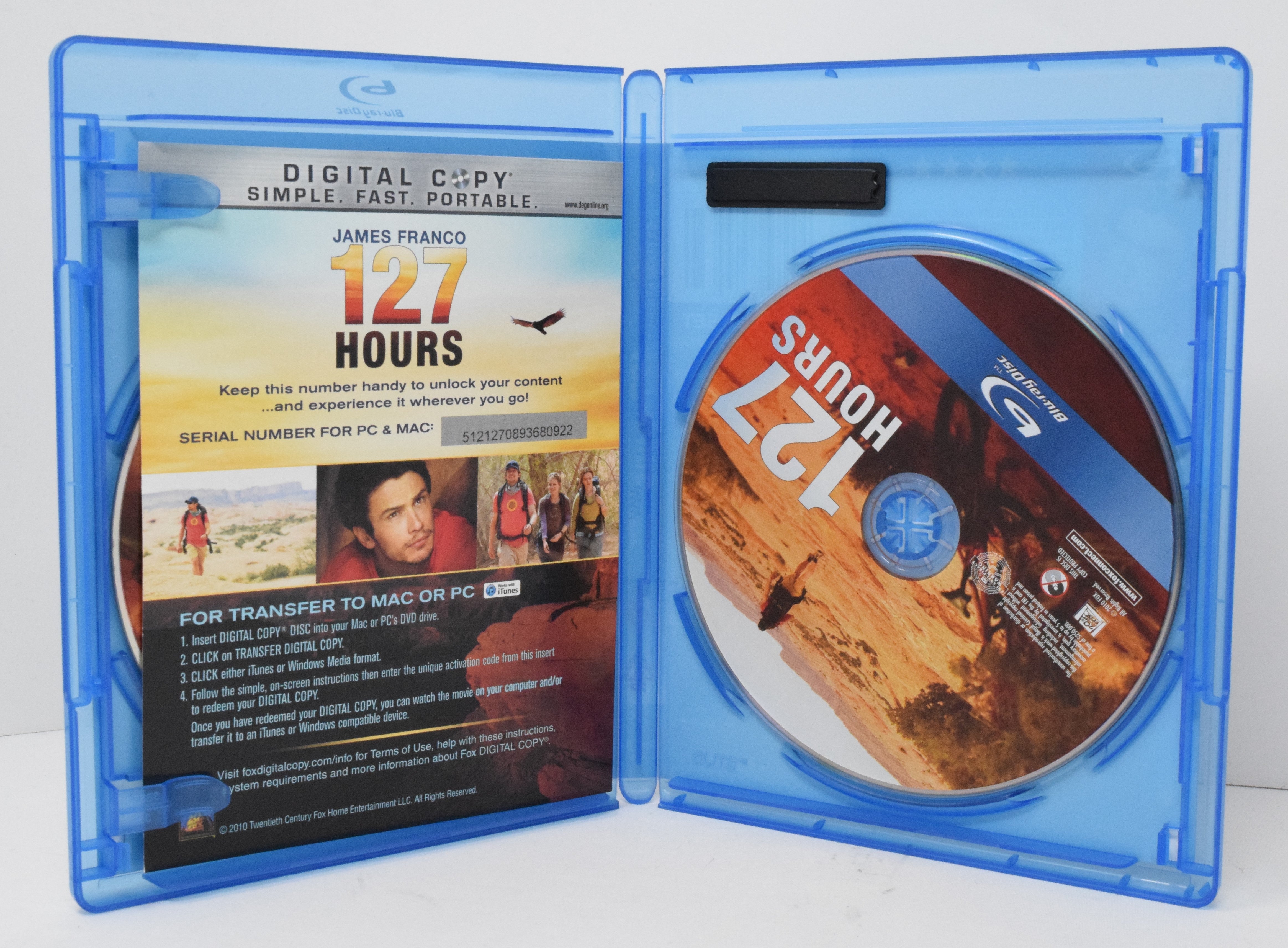 127 Hours DVD Blu-ray | Golden Apple Comics
