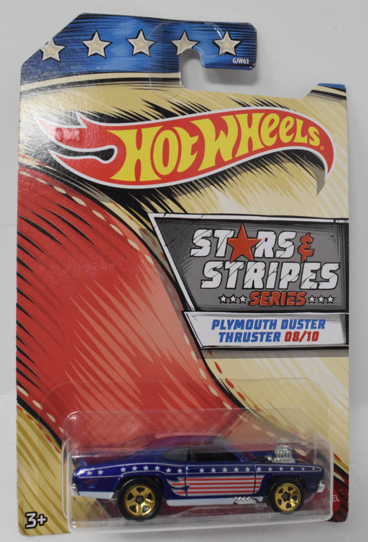 Hot Wheels Plymouth Duster Thruster Stars and Stripes DieCast Car 8/10 New