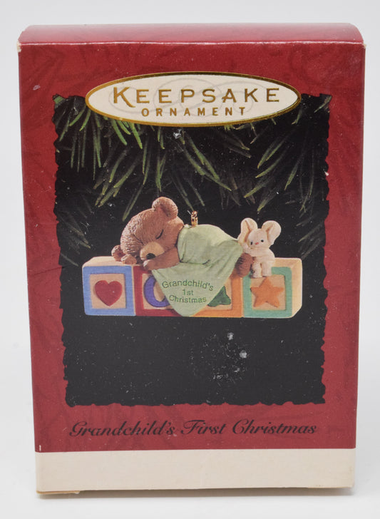 Hallmark Keepsake Grandchild's First Christmas Ornament 1995 NIB