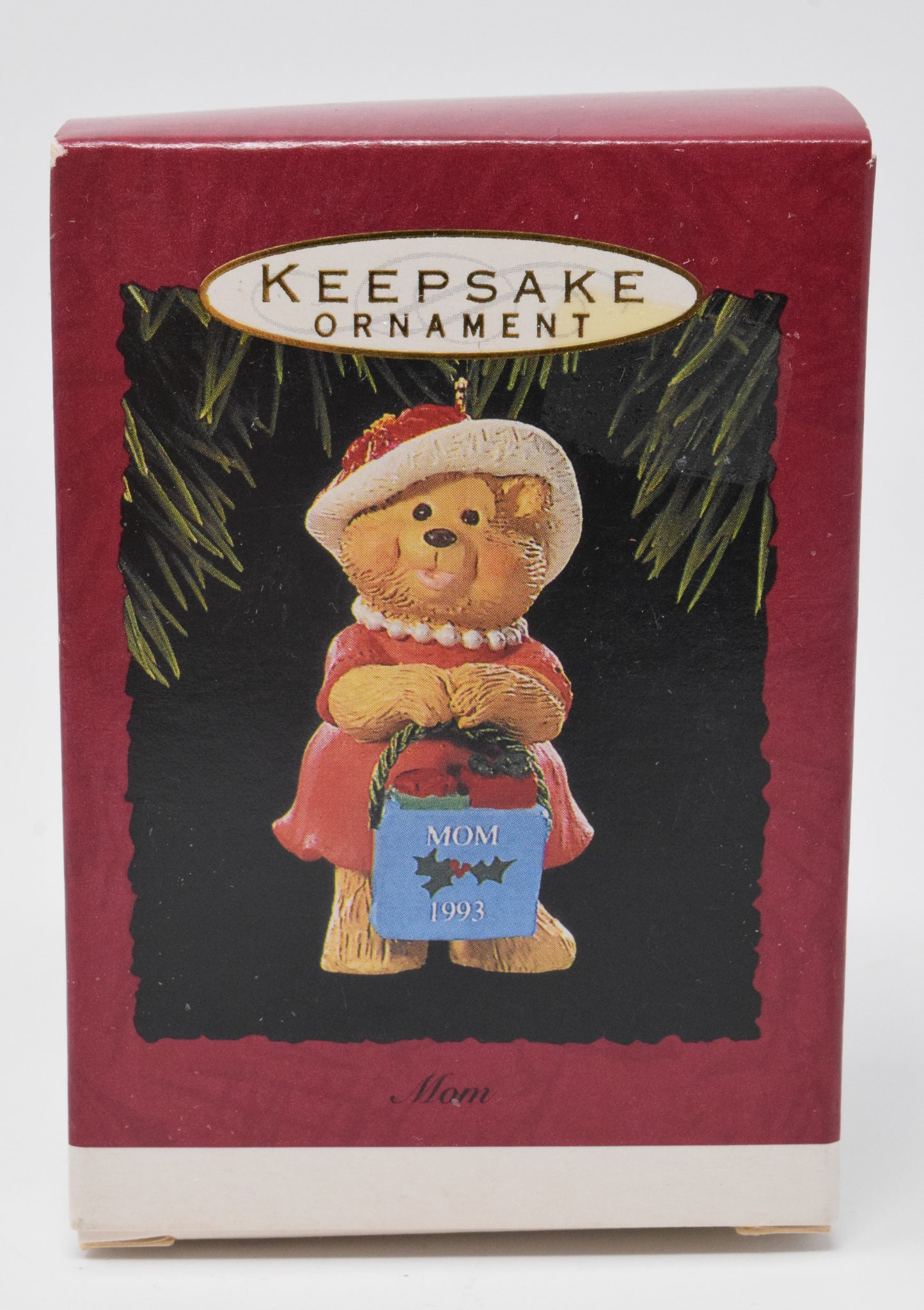 Hallmark Keepsake Bear Christmas Gift Mom Christmas Ornament 1993