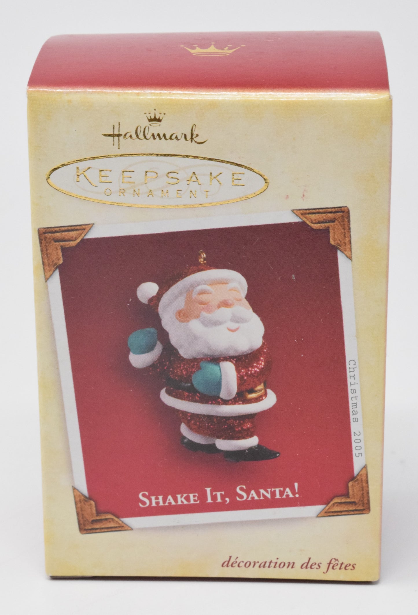 Hallmark Keepsake Santa It, Santa Christmas Ornament 2005 NIB