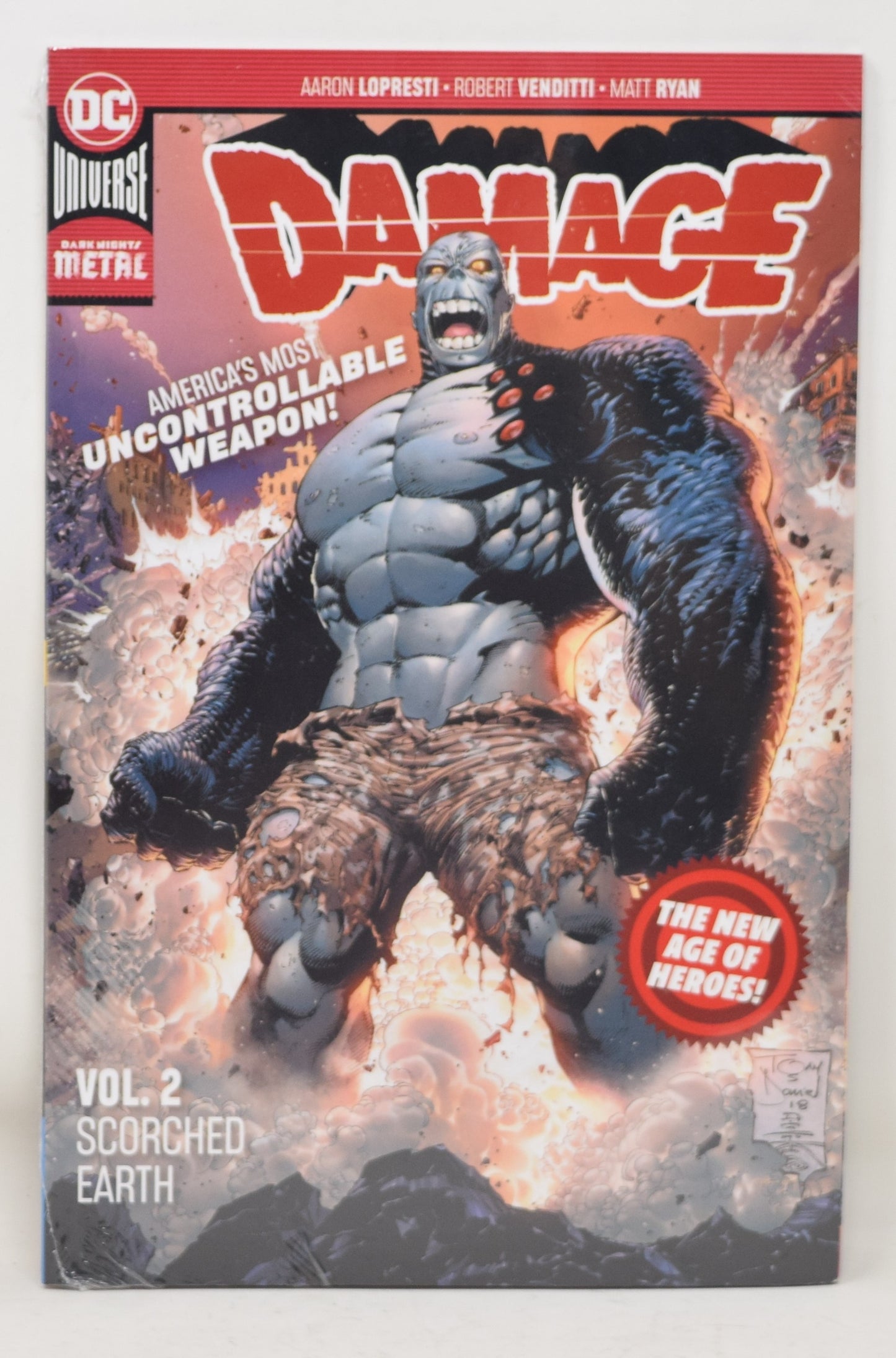 DC Damage Vol 2 Scorched Earth DC 2019 GN NM New