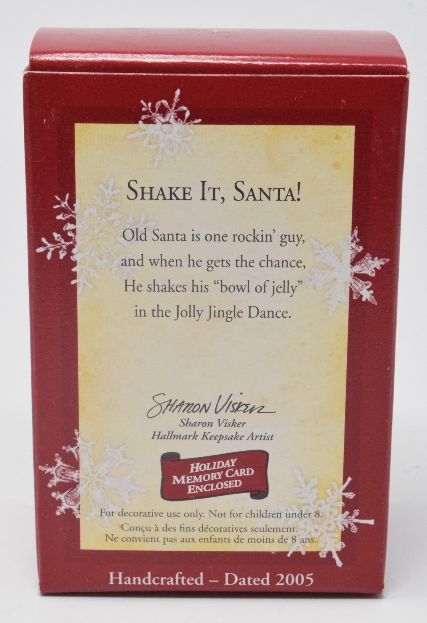 Hallmark Keepsake Santa It, Santa Christmas Ornament 2005 NIB