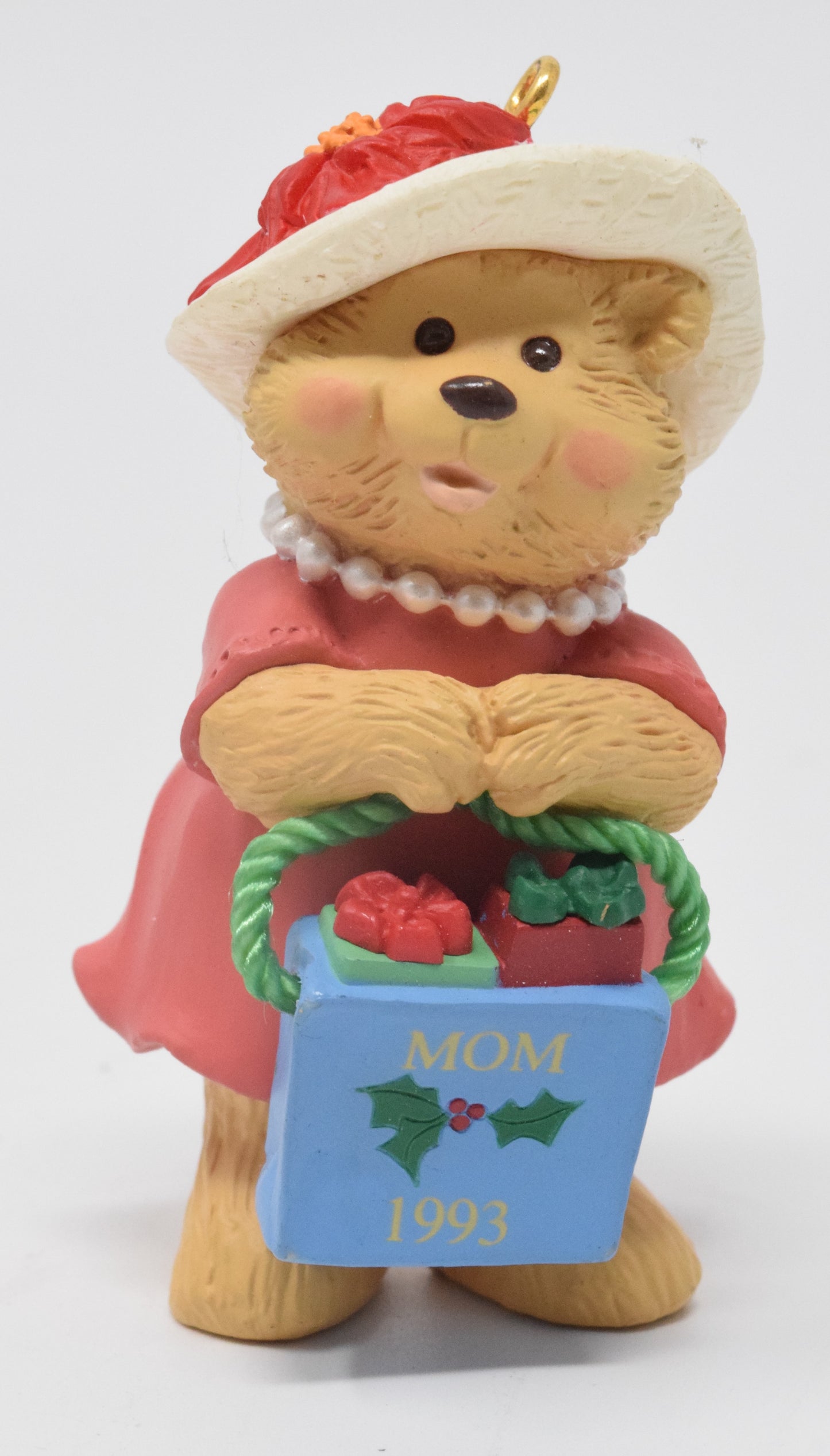 Hallmark Keepsake Bear Christmas Gift Mom Christmas Ornament 1993