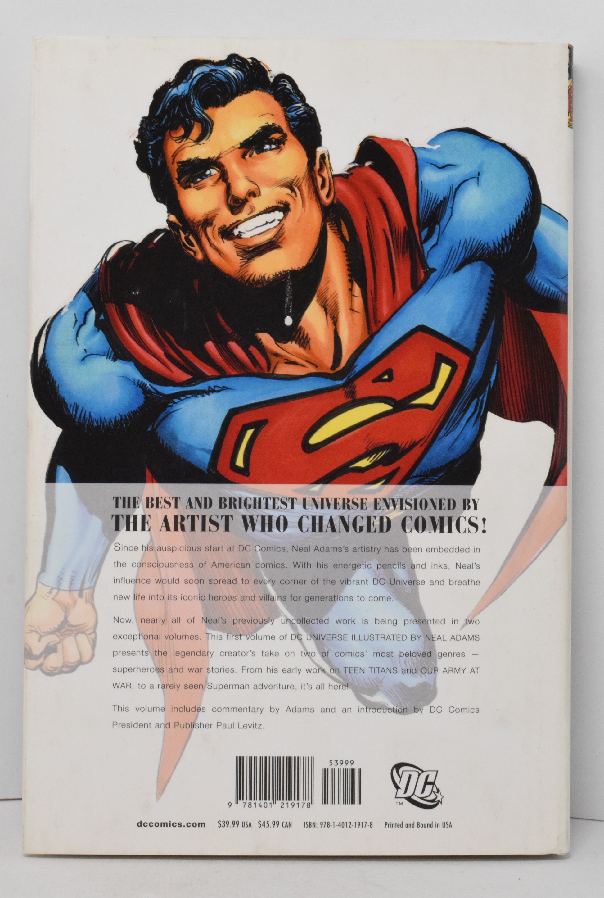 DC Universe Illustrated Neal Adams HC 2009 NM- 9.2 - Golden Apple Comics