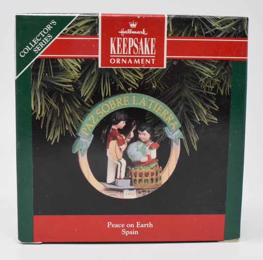 Hallmark Keepsake Peace on Earth Spain Christmas Ornament 1992 NIB