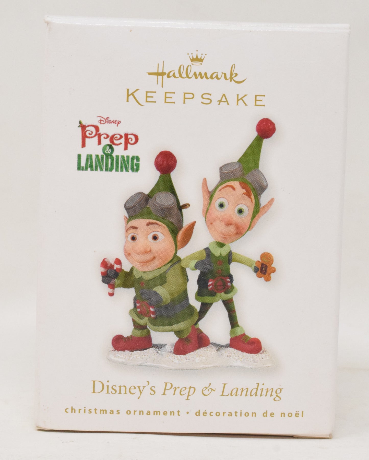 Hallmark Keepsake Disney Prep Landing Christmas Ornament 2016 Damaged