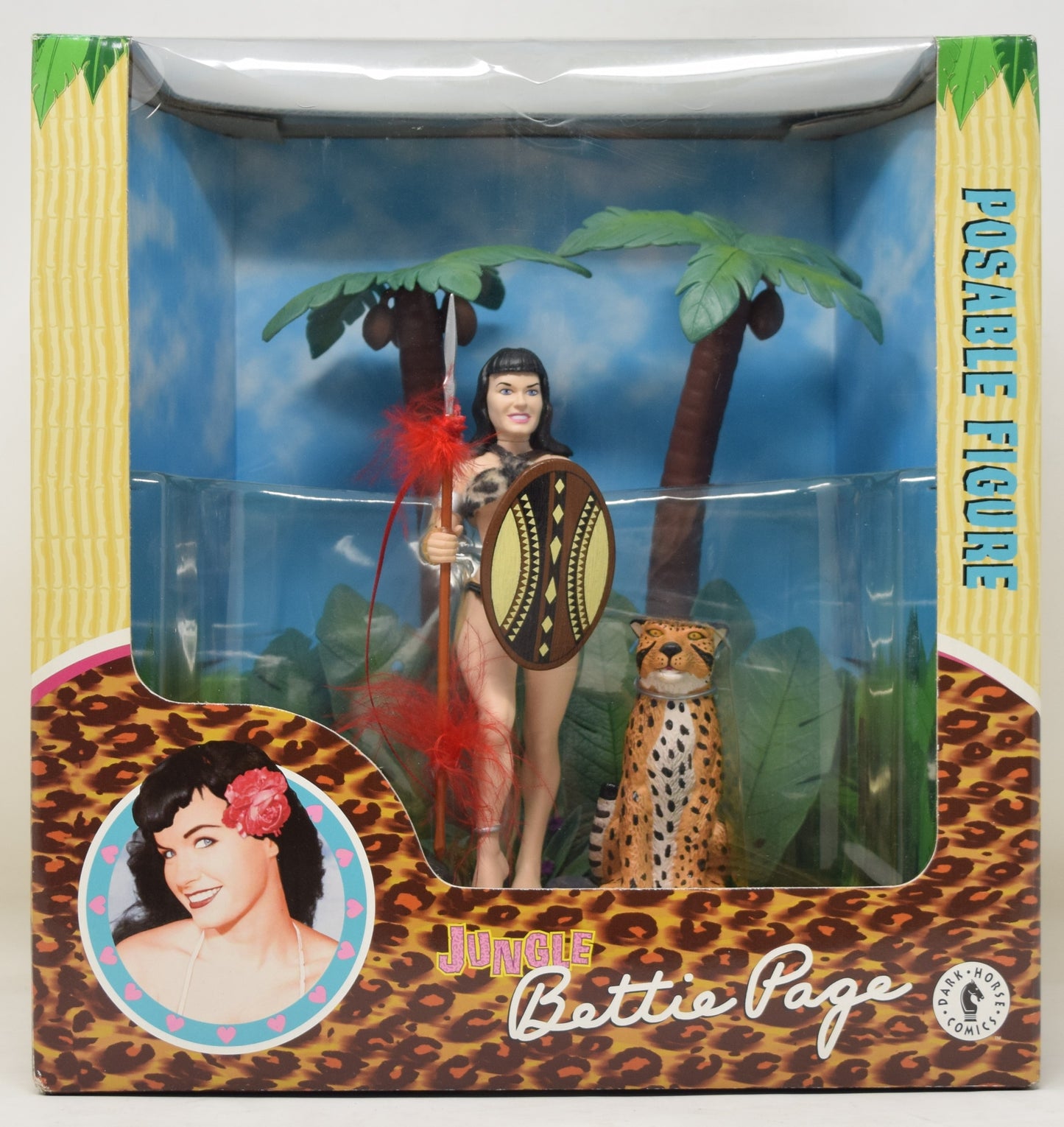 Jungle Bettie Page Posable Figure Dark Horse Comics MOC New