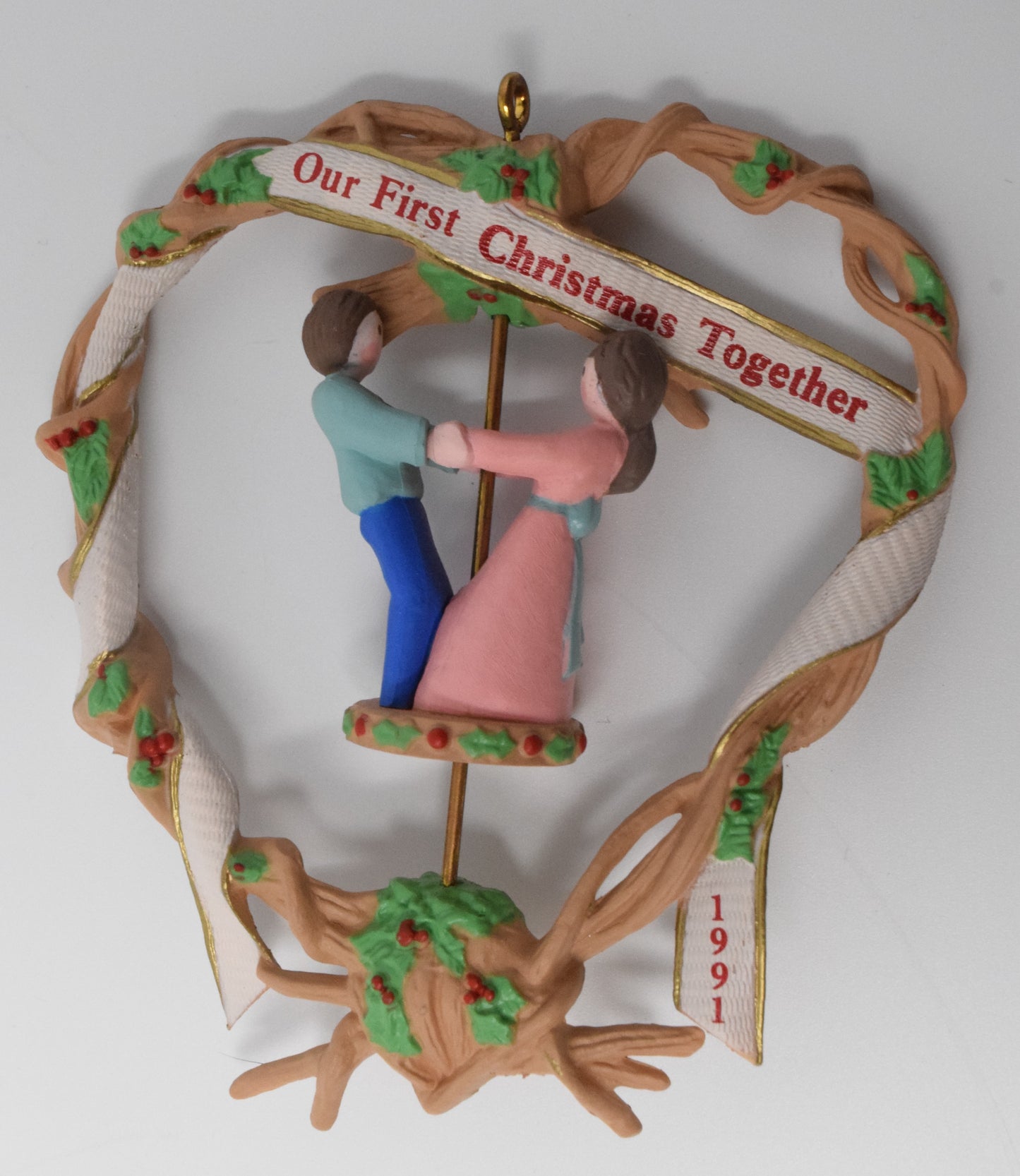 Hallmark Keepsake Our First Christmas Together Christmas Ornament 1991 NIB