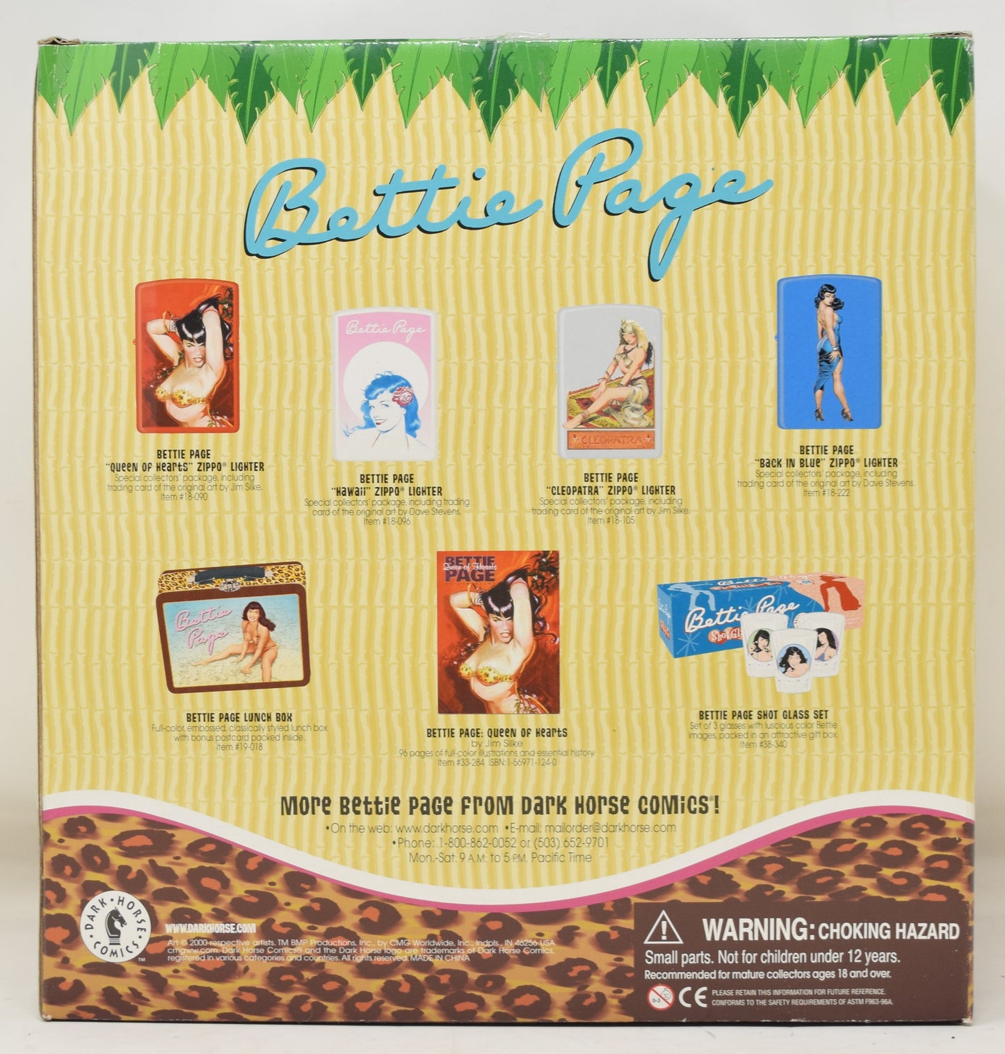 Jungle Bettie Page Posable Figure Dark Horse Comics MOC New