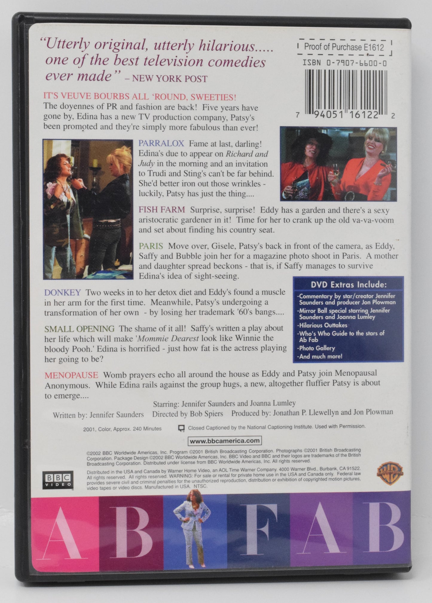 Absolutely Fabulous Complete Series 4 DVD